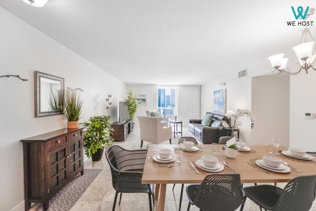 Amazing 3Br Condo At Brickell With City Views Miami Kültér fotó